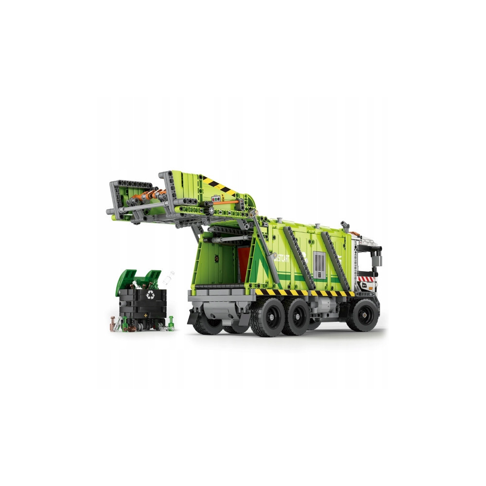 KLOCKI REOBRIX CIĘŻARÓWKA ŚMIECIARKA GARBAGE TRUCK DYNAMIC 1355 PCS TECHNIC