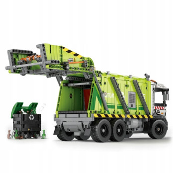 KLOCKI REOBRIX CIĘŻARÓWKA ŚMIECIARKA GARBAGE TRUCK DYNAMIC 1355 PCS TECHNIC