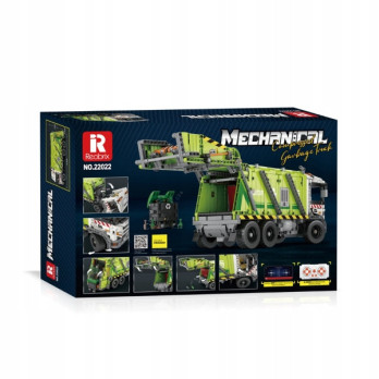 KLOCKI REOBRIX CIĘŻARÓWKA ŚMIECIARKA GARBAGE TRUCK DYNAMIC 1355 PCS TECHNIC