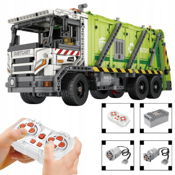 KLOCKI REOBRIX CIĘŻARÓWKA ŚMIECIARKA GARBAGE TRUCK DYNAMIC 1355 PCS TECHNIC