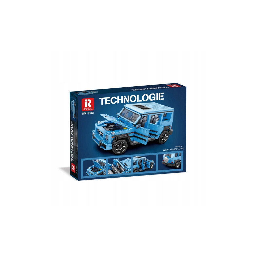 KLOCKI REOBRIX LUKSUSOWY SAMOCHÓD AUTO MERCEDES G65 1204 PCS TECHNIK