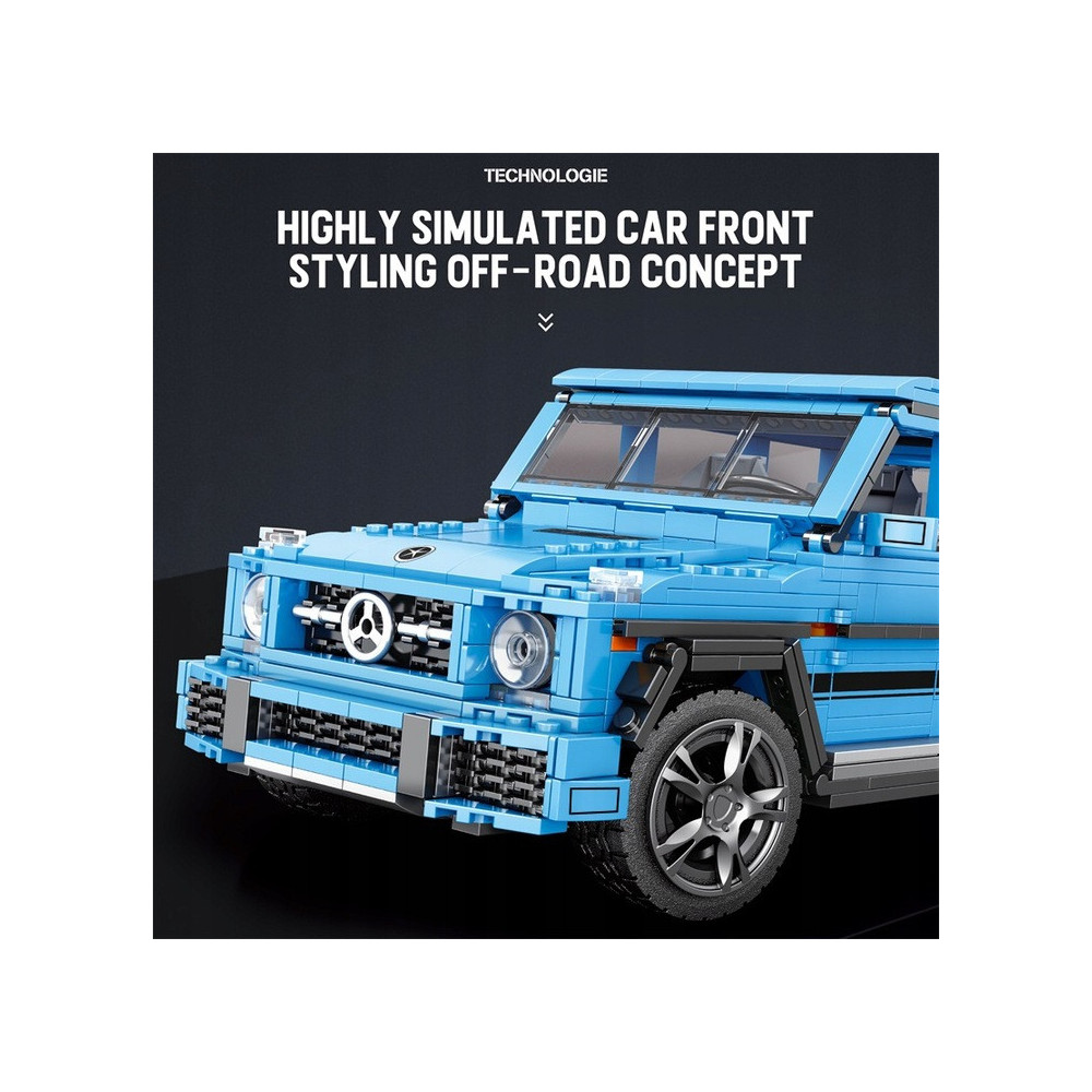 KLOCKI REOBRIX LUKSUSOWY SAMOCHÓD AUTO MERCEDES G65 1204 PCS TECHNIK