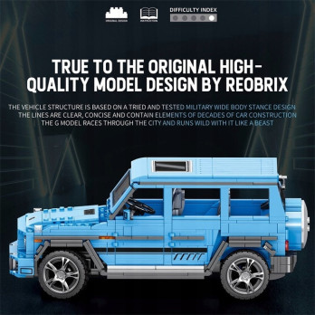 KLOCKI REOBRIX LUKSUSOWY SAMOCHÓD AUTO MERCEDES G65 1204 PCS TECHNIK