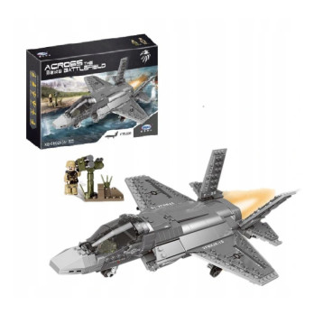 KLOCKI SAMOLOT F-35 WOJSKO-WY F-16 FIGHTING FALCON PREZENT