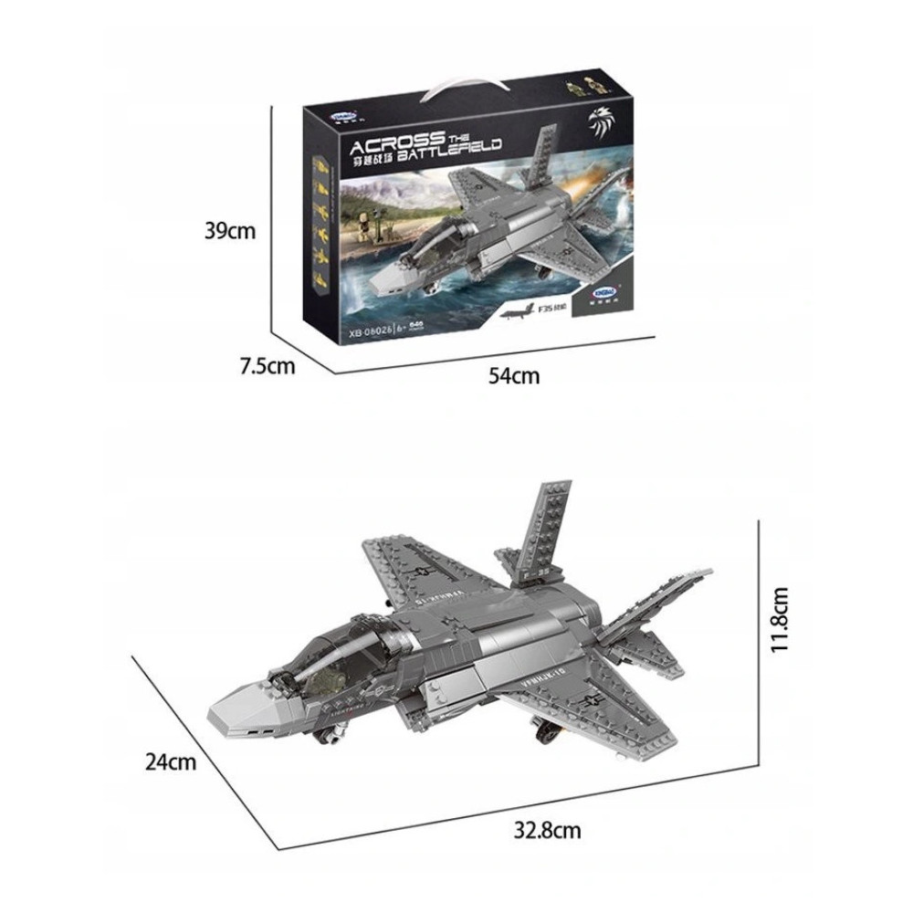 KLOCKI SAMOLOT F-35 WOJSKO-WY F-16 FIGHTING FALCON PREZENT