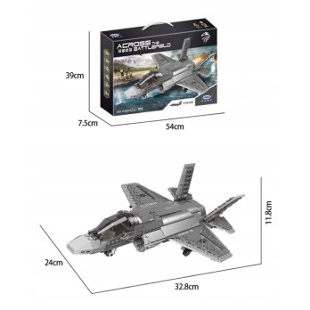KLOCKI SAMOLOT F-35 WOJSKO-WY F-16 FIGHTING FALCON PREZENT