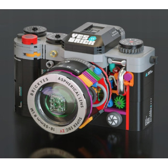 KLOCKI KONSTRUKCYJNE RETRO CAMERA 556 KLOCKÓW ZESTAW PREZENT