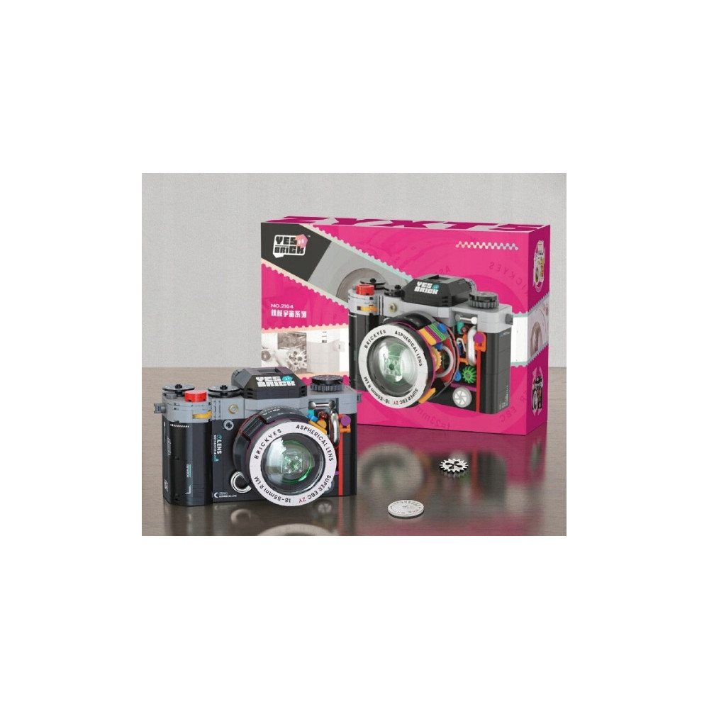 KLOCKI KONSTRUKCYJNE RETRO CAMERA 556 KLOCKÓW ZESTAW PREZENT