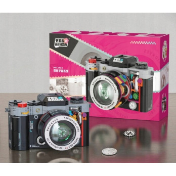 KLOCKI KONSTRUKCYJNE RETRO CAMERA 556 KLOCKÓW ZESTAW PREZENT