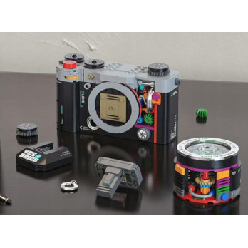KLOCKI KONSTRUKCYJNE RETRO CAMERA 556 KLOCKÓW ZESTAW PREZENT