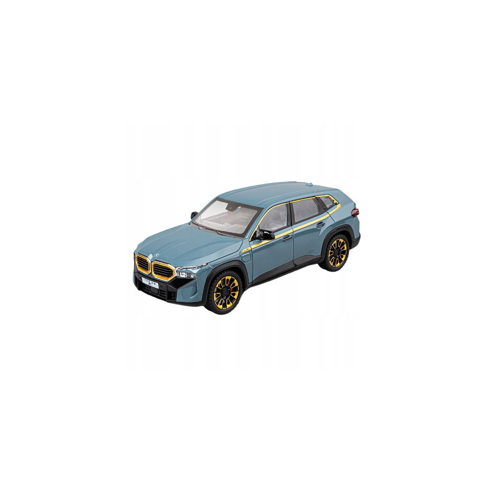 BMW BMW XM SUV METALOWY MODEL SAMOCHODU 1:24 DŹWIĘK ŚWIATŁO NIEBIESKI BLUE