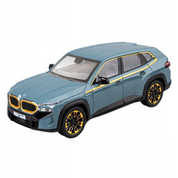 BMW BMW XM SUV METALOWY MODEL SAMOCHODU 1:24 DŹWIĘK ŚWIATŁO NIEBIESKI BLUE
