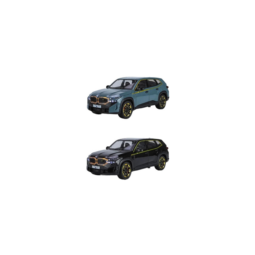 BMW BMW XM SUV METALOWY MODEL SAMOCHODU 1:24 DŹWIĘK ŚWIATŁO NIEBIESKI BLUE