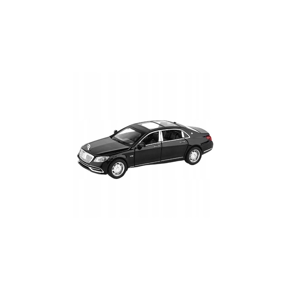 MERCEDES BENZ S650 METALOWY MODEL SAMOCHODU 1:32 DŹWIĘK ŚWIATŁO CZARNY