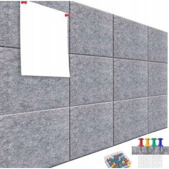 MODUŁOWA TABLICA DO BIURA GABINETU 120x90 DO BIURA 12 PANELI KOLORY