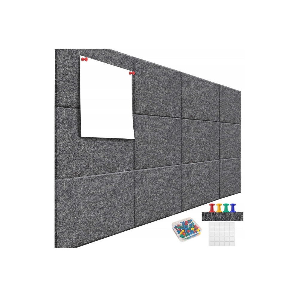 MODUŁOWA TABLICA DO BIURA GABINETU 120x90 DO BIURA 12 PANELI KOLORY