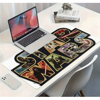 DUŻA PODKŁADKA OCHRONNA NA BIURKO MATA STAR WARS 90x40 CM