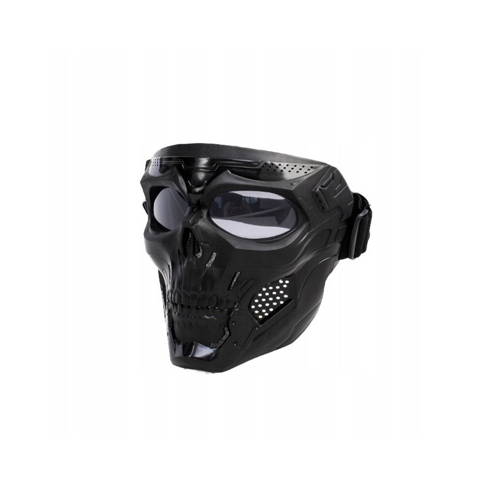 MASKA CZASZKA NA MOTOR MOTOCYKLOWA PAINTBALL OCHRONA OKULARY OCHRONNE GOGLE
