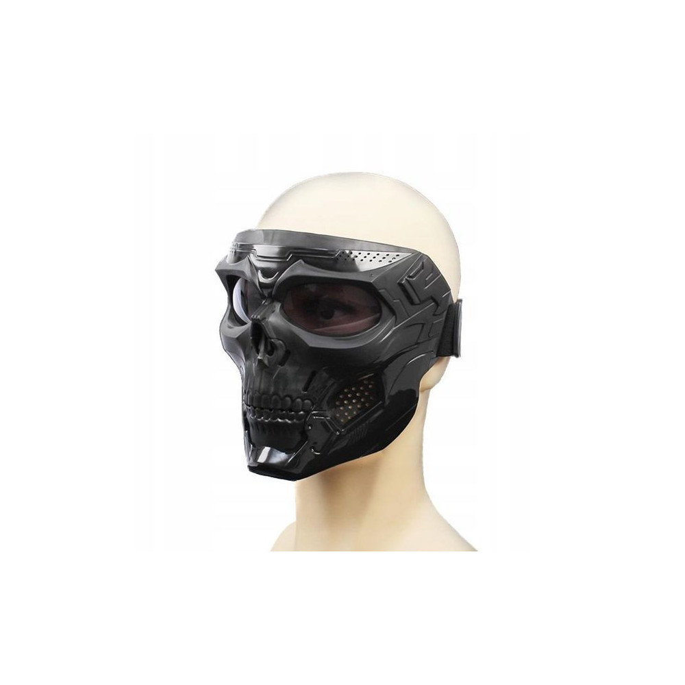 MASKA CZASZKA NA MOTOR MOTOCYKLOWA PAINTBALL OCHRONA OKULARY OCHRONNE GOGLE