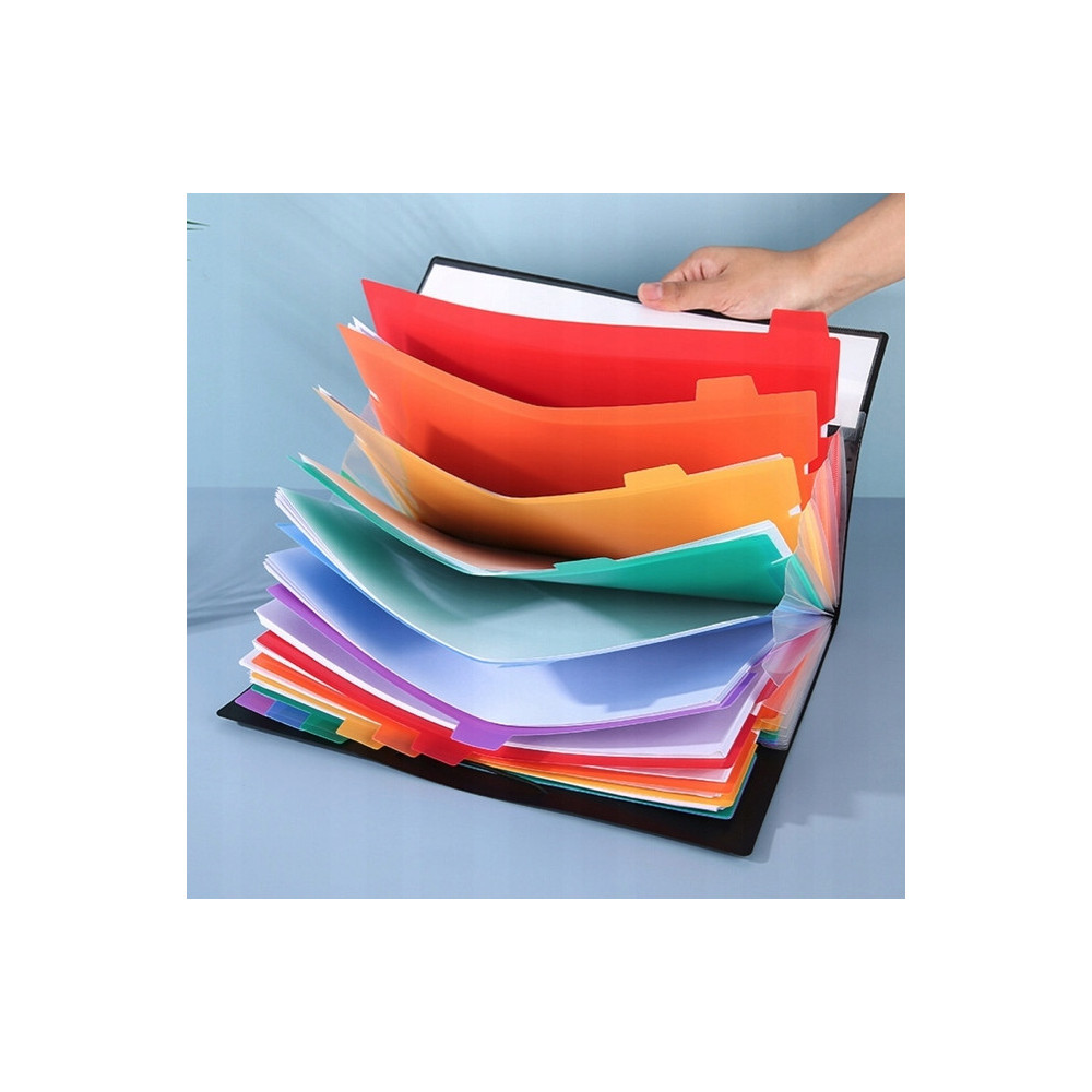 TECZKA NA DOKUMENTY ORGANIZER Z PRZEGRÓDKAMI A4 FOLDER WODOODPORNY