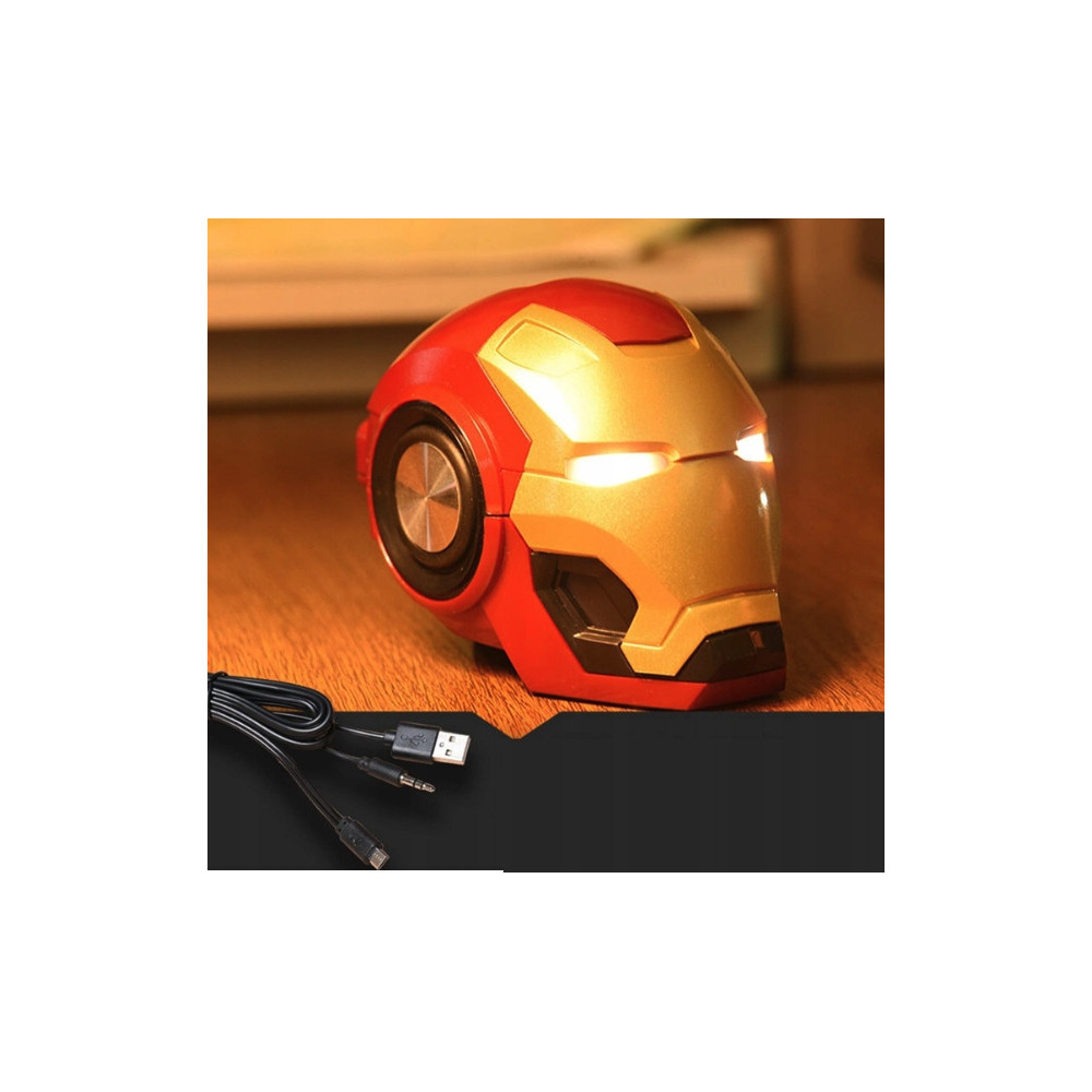 GŁOŚNIK BEZPRZEWODOWY BLUETOOTH IRON MAN TRANSFORMERS PREZENT