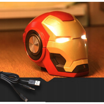 GŁOŚNIK BEZPRZEWODOWY BLUETOOTH IRON MAN TRANSFORMERS PREZENT