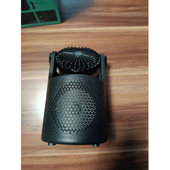 Hoffen Wentylator z Głośnikiem Podświetlenie RGB Bluetooth Radio FM