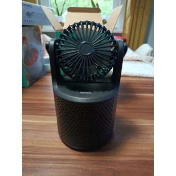 Hoffen Wentylator z Głośnikiem Podświetlenie RGB Bluetooth Radio FM
