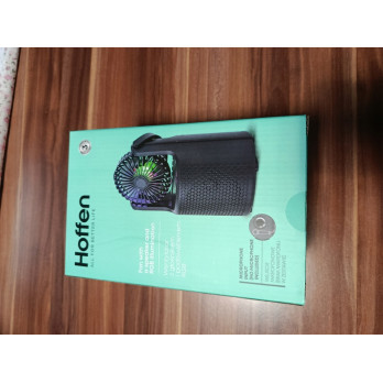 Hoffen Wentylator z Głośnikiem Podświetlenie RGB Bluetooth Radio FM