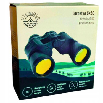 Lornetka 6x50 BK-7 + Torba i smycz na szyję Utendors