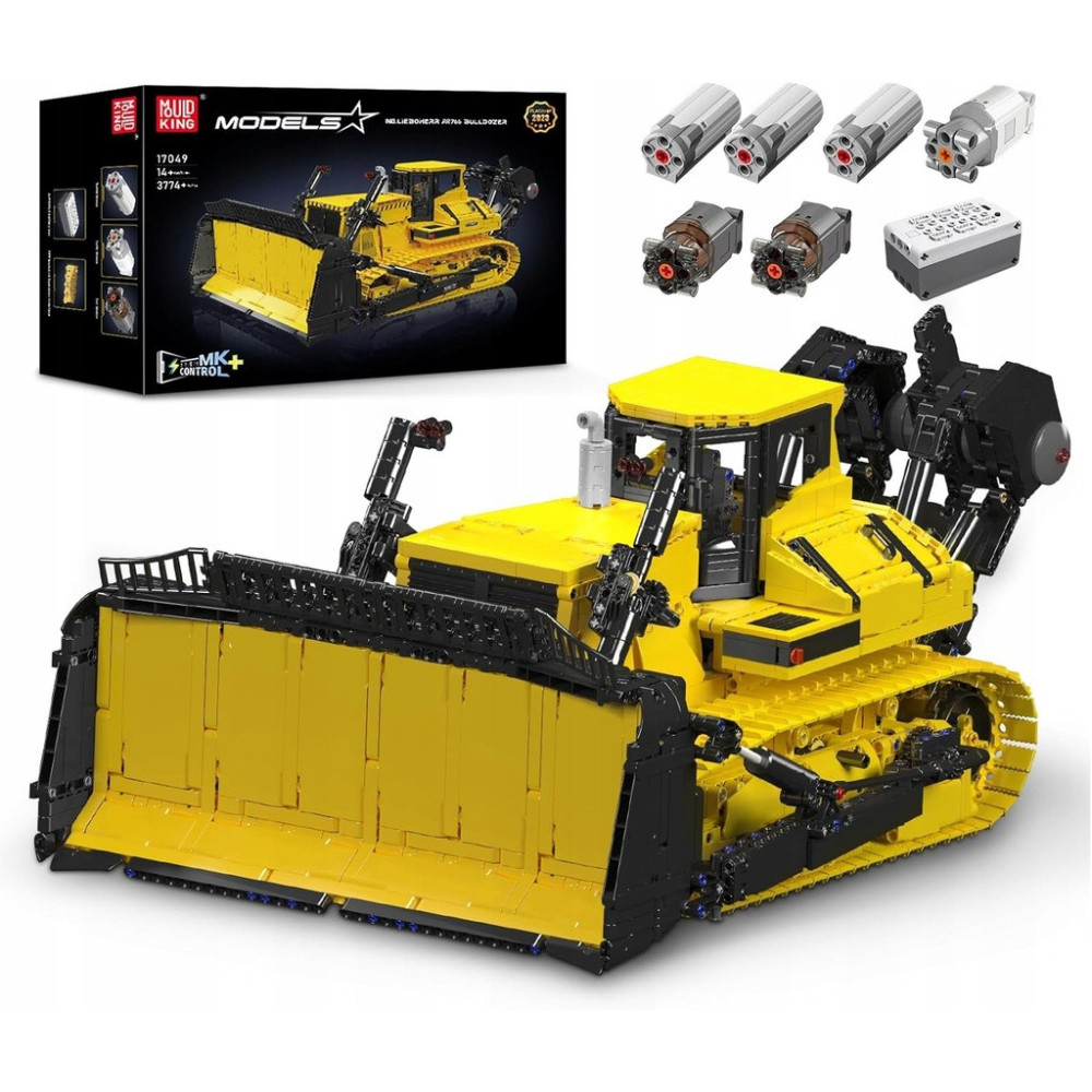 Mould King Technic 17049 BULDOŻER SPYCHACZ GĄSIENICOWY ZESTAW DO UŁOŻENIA