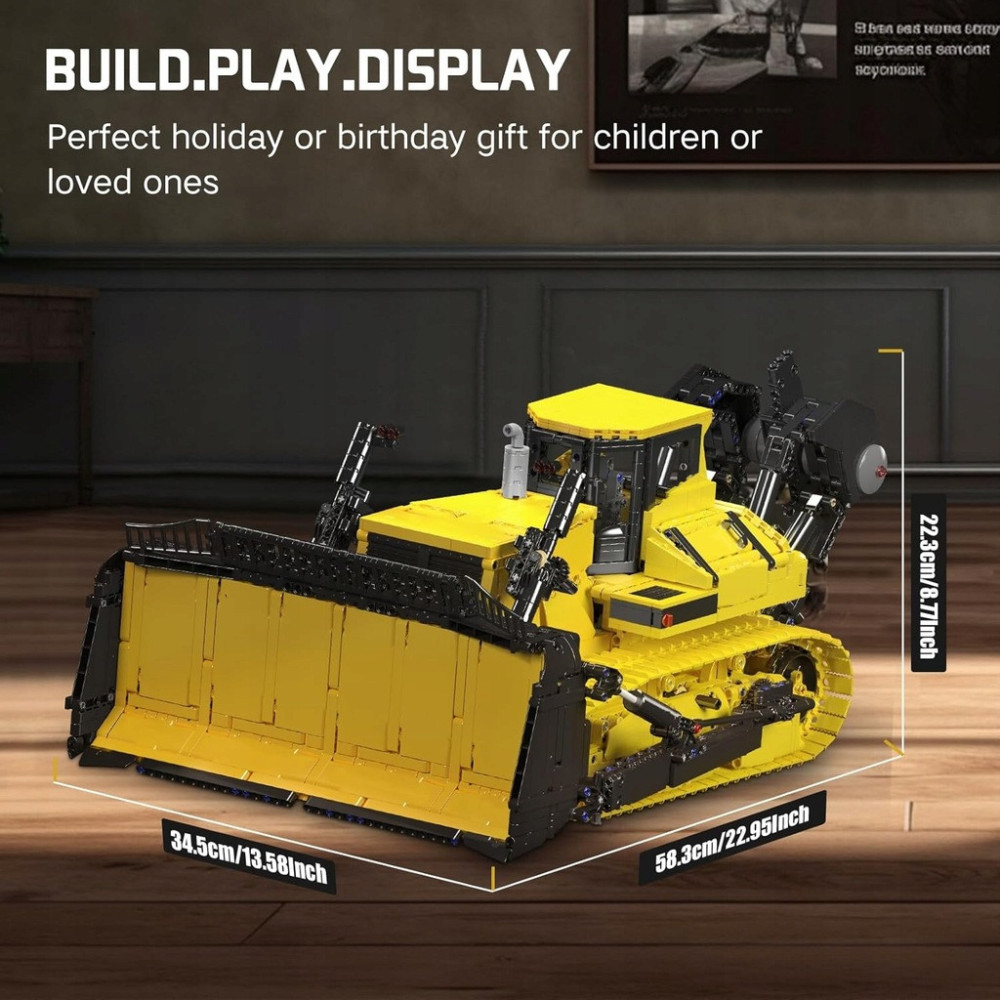 Mould King Technic 17049 BULDOŻER SPYCHACZ GĄSIENICOWY ZESTAW DO UŁOŻENIA