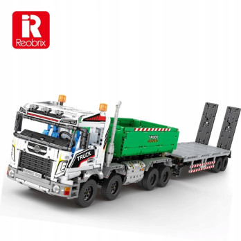 Klocki konstrukcyjne REOBRIX MECHANICAL CIĘŻARÓWKA Z PRZYCZEPĄ 2950 EL.