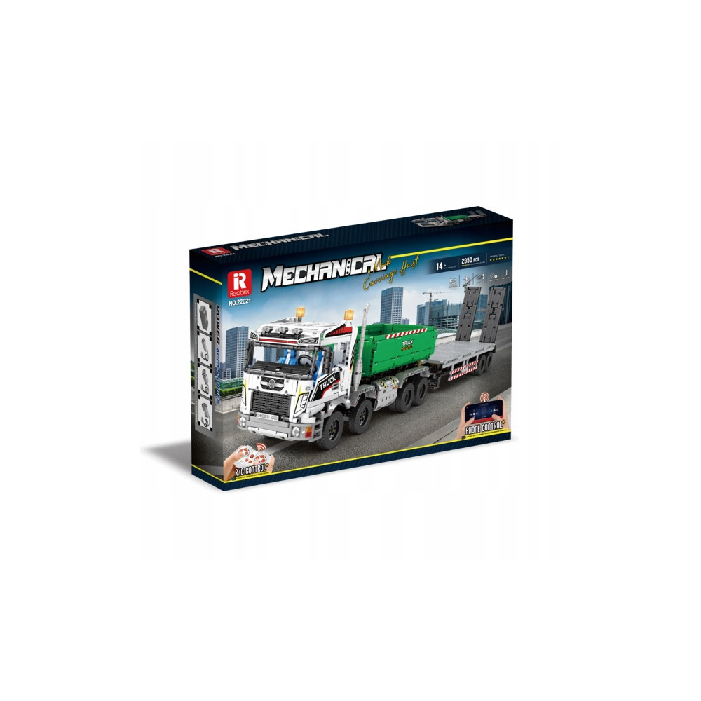 Klocki konstrukcyjne REOBRIX MECHANICAL CIĘŻARÓWKA Z PRZYCZEPĄ 2950 EL.