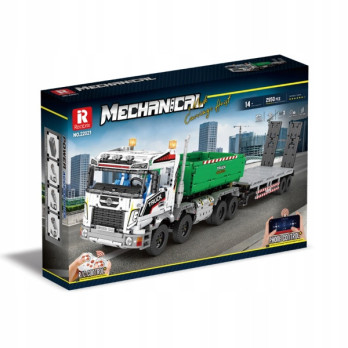 Klocki konstrukcyjne REOBRIX MECHANICAL CIĘŻARÓWKA Z PRZYCZEPĄ 2950 EL.