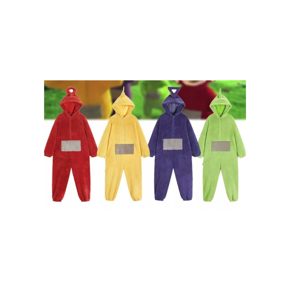 PRZEBRANIE PIŻAMA ONESIE TELETUBBIES TELETUBISIE PO CZERWONY XXL