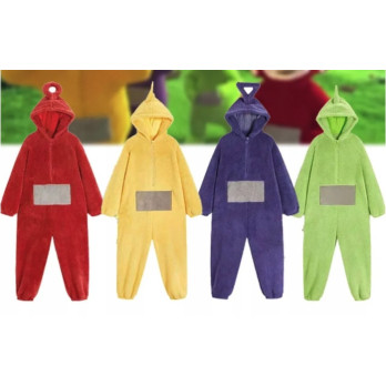 PRZEBRANIE PIŻAMA ONESIE TELETUBBIES TELETUBISIE PO CZERWONY XXL