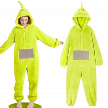 PRZEBRANIE KOMBINEZON ONESIE TELETUBBIES TELETUBISIE DIPSY ZIELONY XXL