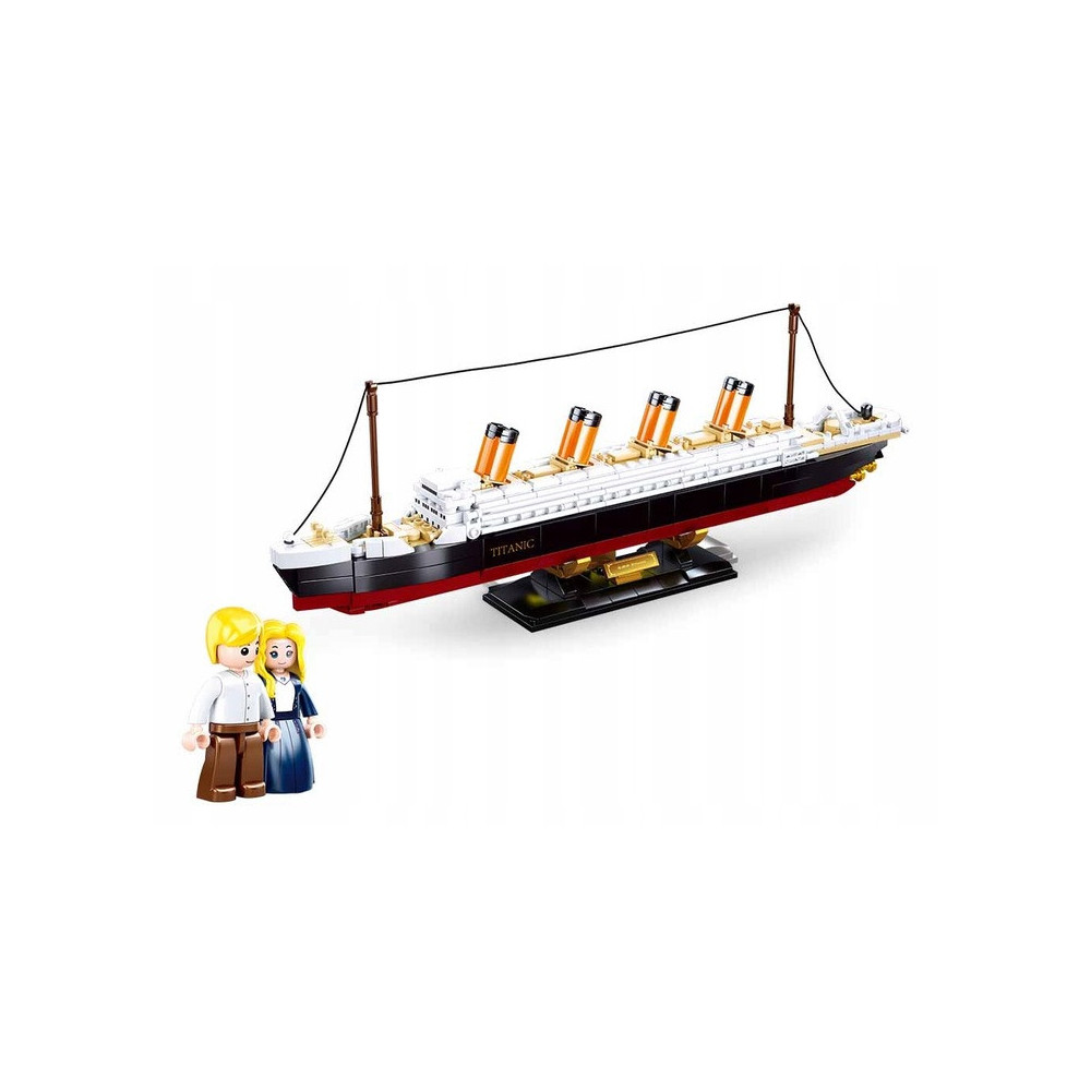 KLOCKI KONSTRUKCYJNE TITANIC STATEK FIGURKI 481 KLOCKÓW DO UŁOŻENIA