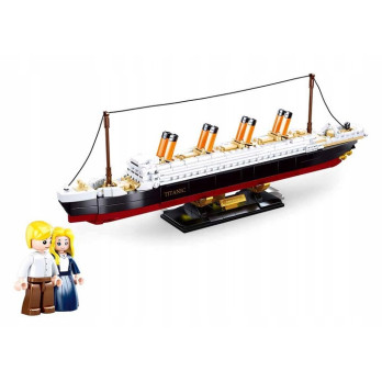 KLOCKI KONSTRUKCYJNE TITANIC STATEK FIGURKI 481 KLOCKÓW DO UŁOŻENIA