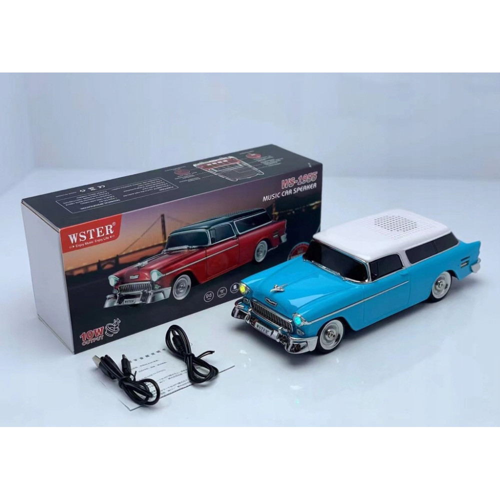 CHEVROLET WS-1955 GŁOŚNIK BEZPRZEWODOWY AUTO MINI SAMOCHÓD OZDOBA
