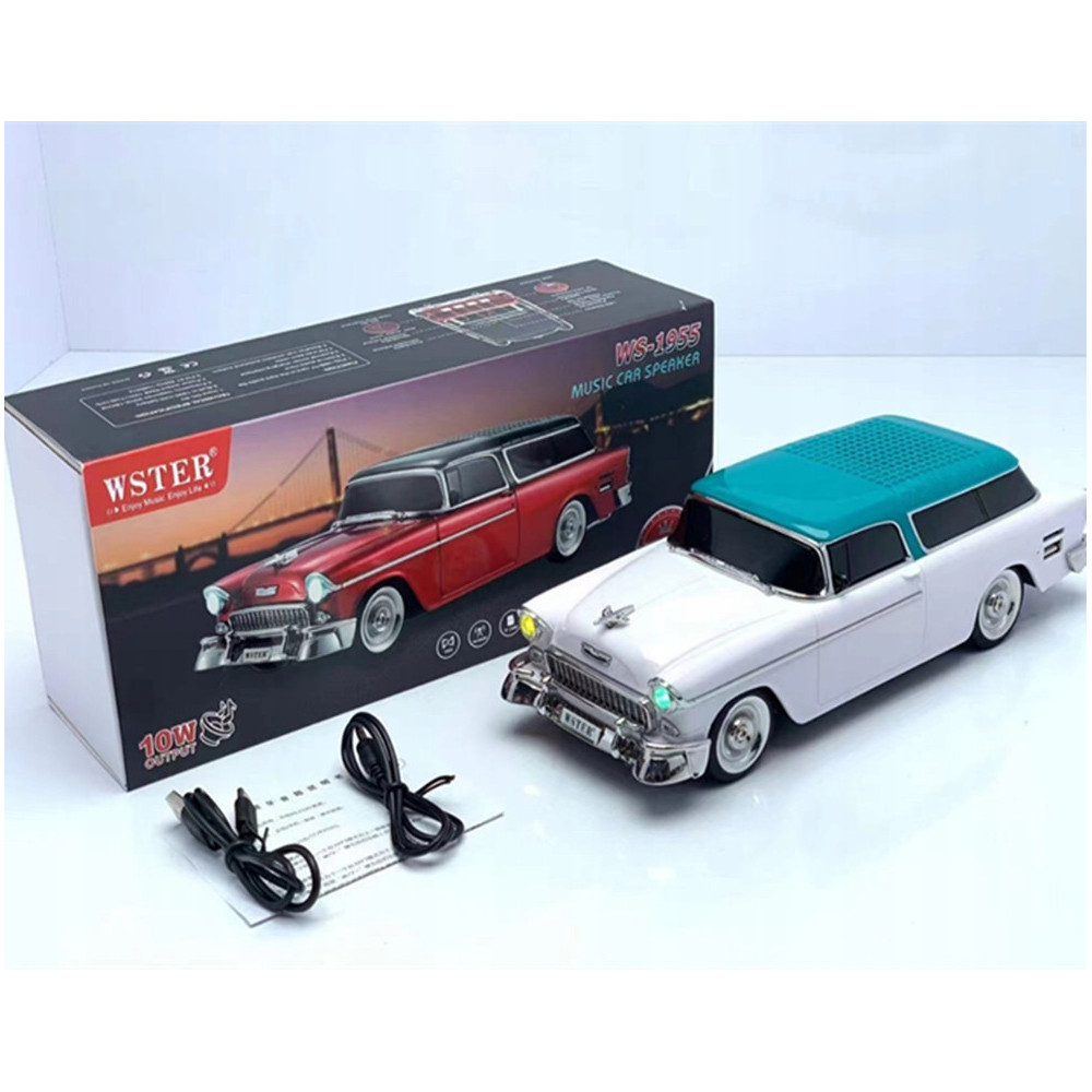 CHEVROLET WS-1955 GŁOŚNIK BEZPRZEWODOWY AUTO MINI SAMOCHÓD OZDOBA