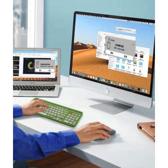 PEŁNOWYMIAROWA BEZPRZEWODOWA KLAWIATURA BLUETOOTH MAC WINDOWS iOS