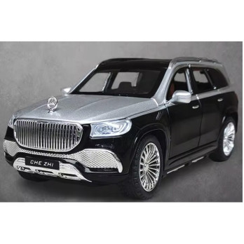 MERCEDES GLS600 SUV METALOWY MODEL SAMOCHODU 1:24 DŹWIĘK ŚWIATŁO CZARNY