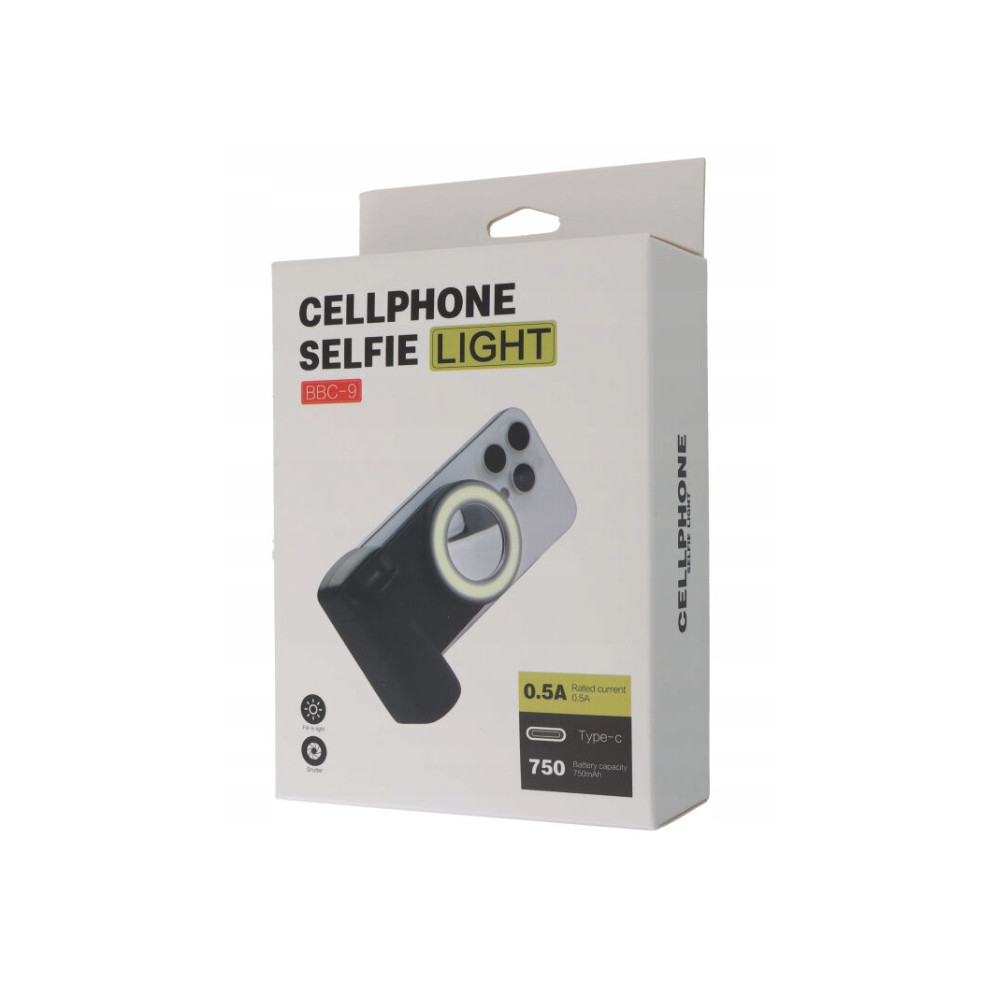 MAGNETYCZNY UCHWYT DO TELEFONU Z PODŚWIETLENIEM LED SELFIE LIGHT MAGSAFE