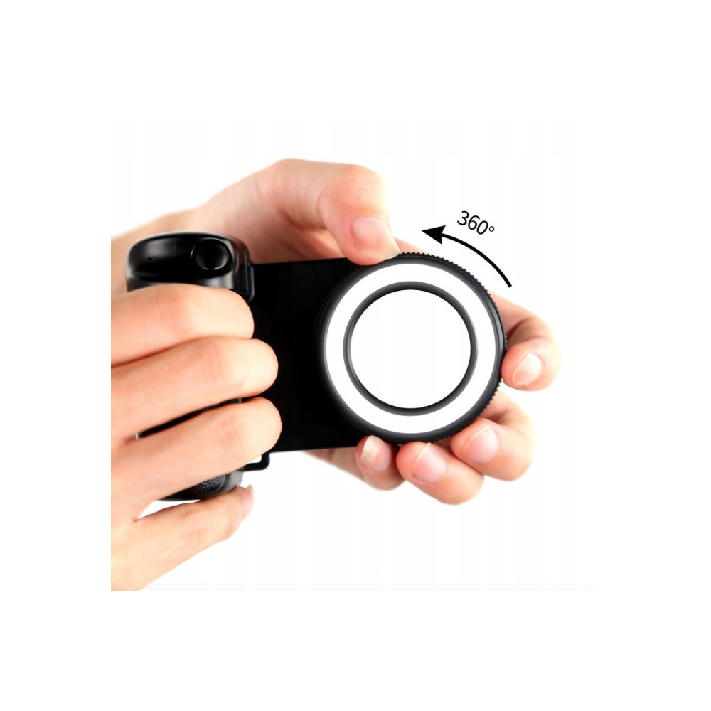 MAGNETYCZNY UCHWYT DO TELEFONU Z PODŚWIETLENIEM LED SELFIE LIGHT MAGSAFE