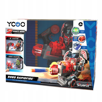 SILVERLIT ROBO RAPIDFIRE ROBOT ZABAWKA DLA DZIECI STRZELANIE DO CELU
