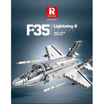 KLOCKI KONSTRUKCYJNE REOBRIX SAMOLOT WOJSKOWY F-35 LIGHTNING II FIGHTER JET