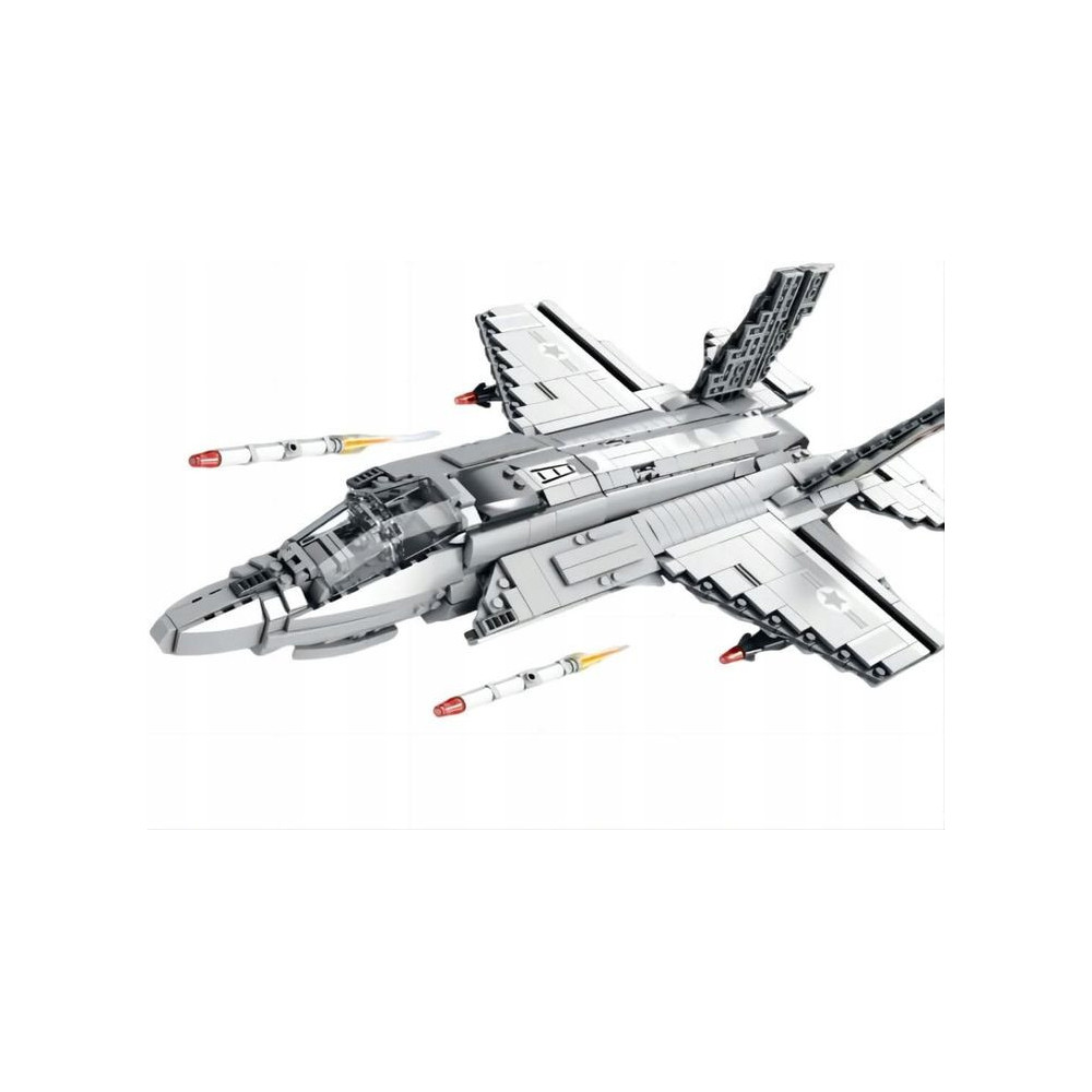 KLOCKI KONSTRUKCYJNE REOBRIX SAMOLOT WOJSKOWY F-35 LIGHTNING II FIGHTER JET
