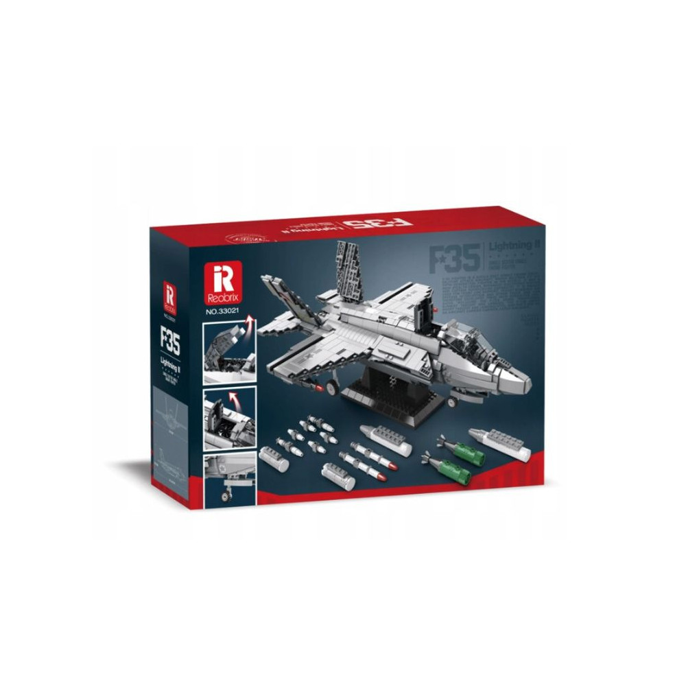 KLOCKI KONSTRUKCYJNE REOBRIX SAMOLOT WOJSKOWY F-35 LIGHTNING II FIGHTER JET